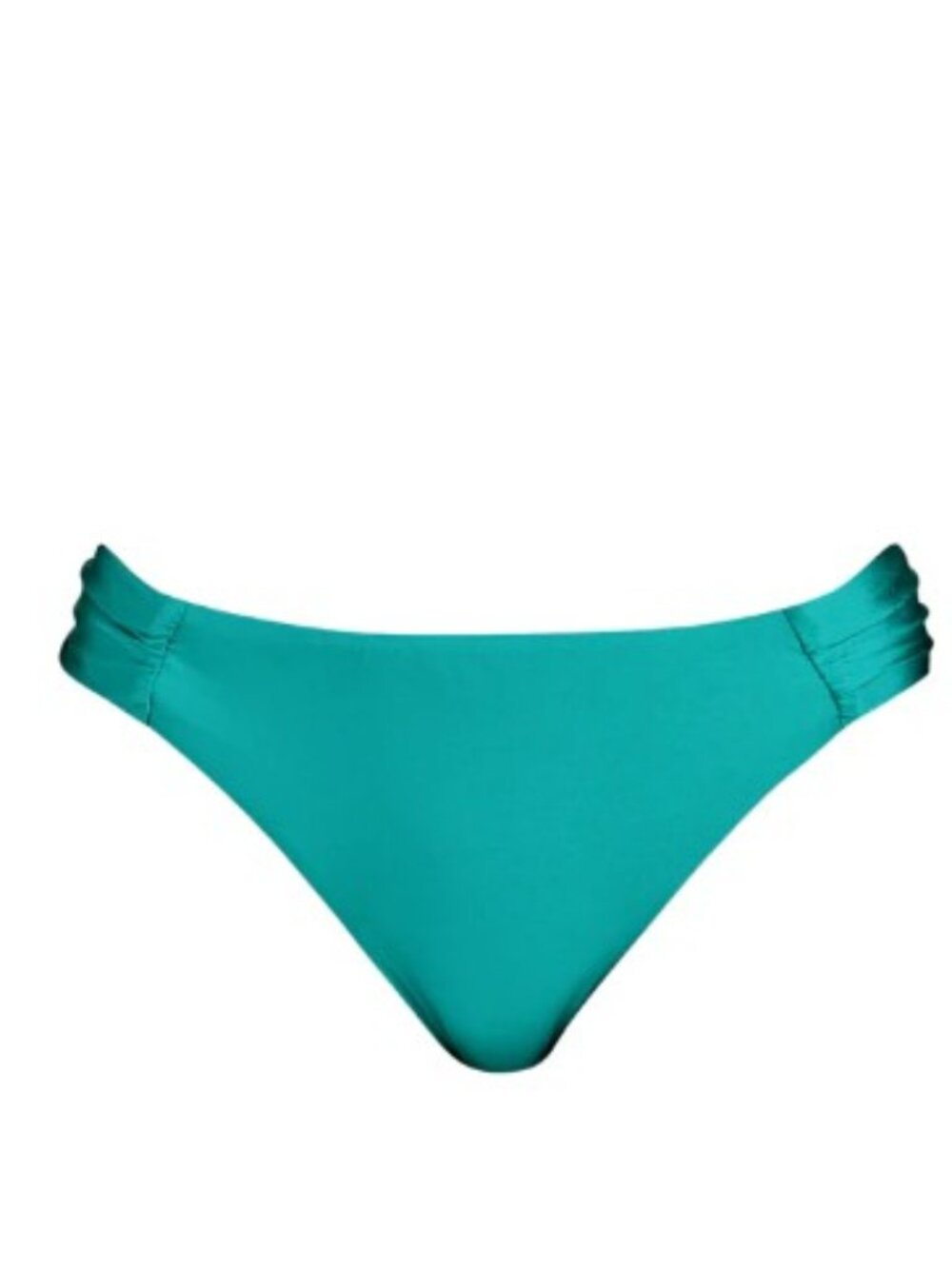 NWT Sunshine 79 Sunshine Solids Side Ruched Hipster Bottom - Turquoise